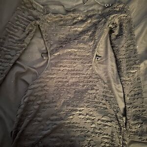 short black skin tight dress